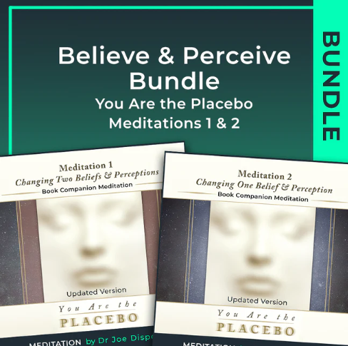  Dr Joe Dispenza - You Are the Placebo Meditations 1 & 2 - Updated Versions - Believe & Perceive Bundle (Meditation)